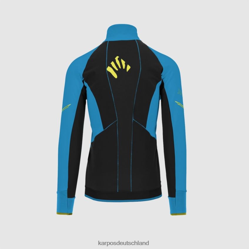 Jacke| de Karpos Männer Alagna Evo Jacke schwarz/blaues Juwel ZV820Z134