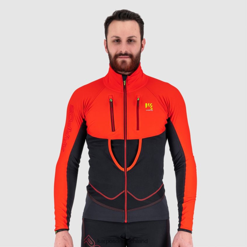 Jacke| de Karpos Männer Alagna Lite Jacke Schwarz/Grenadine ZV820Z132