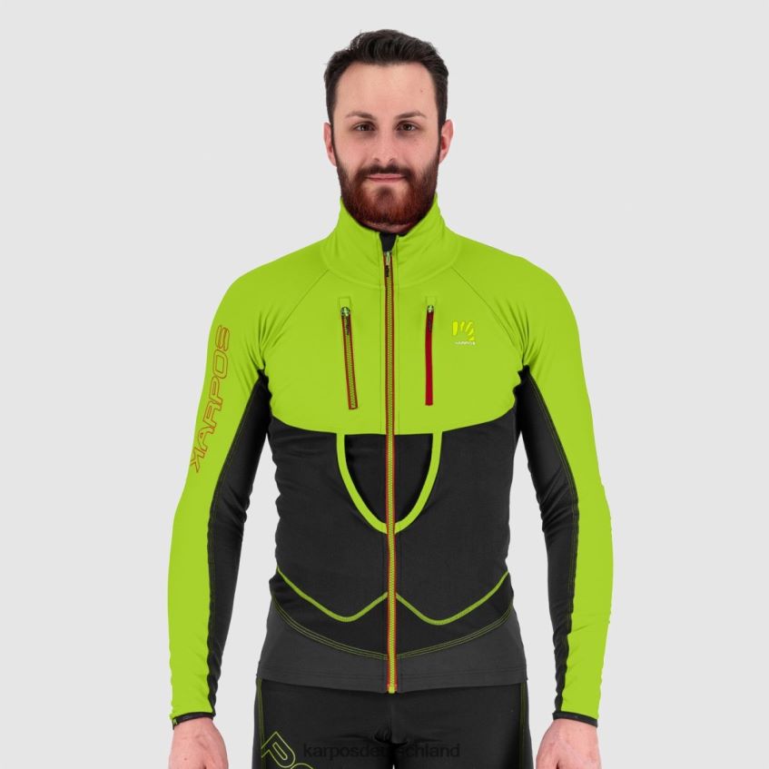 Jacke| de Karpos Männer Alagna Lite Jacke schwarz/lindgrün ZV820Z131