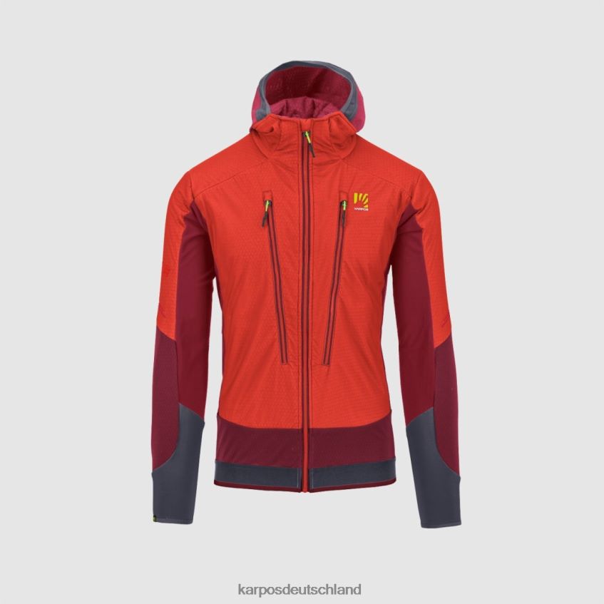 Jacke| de Karpos Männer Alagna Plus Evo Jacke Grenadine/Bike-Rot ZV820Z88
