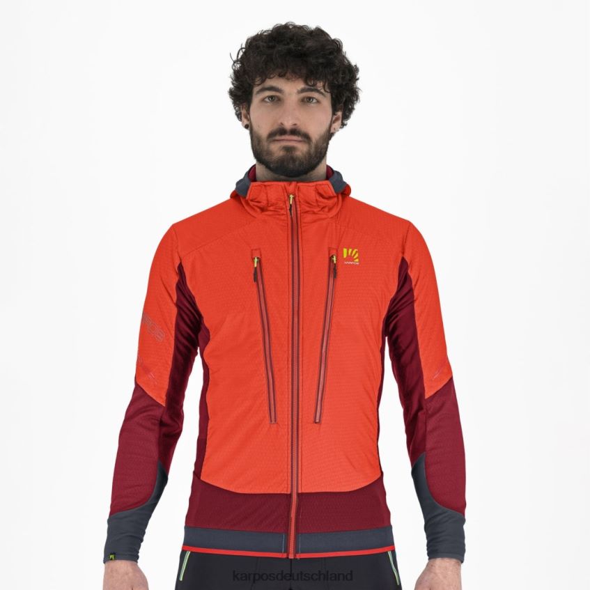 Jacke| de Karpos Männer Alagna Plus Evo Jacke Grenadine/Bike-Rot ZV820Z88
