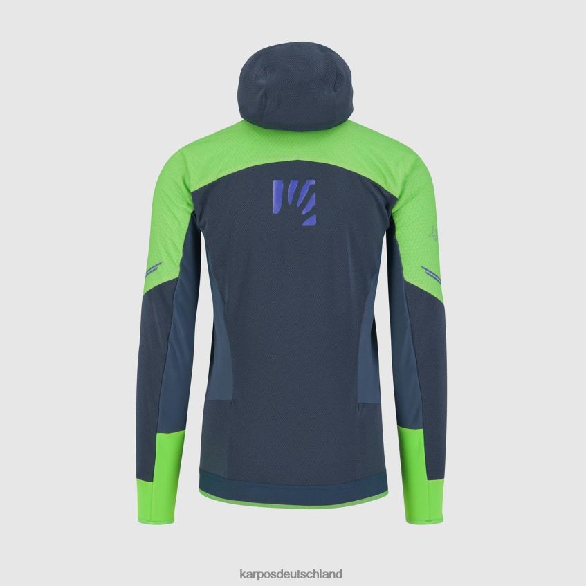 Jacke| de Karpos Männer Alagna Plus Evo Jacke grüner Blitz/Mitternacht ZV820Z89