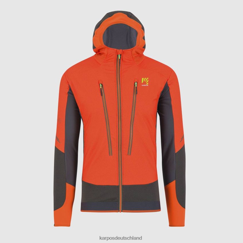 Jacke| de Karpos Männer Alagna Plus Evo Jacke würziger orange/schwarzer Sand ZV820Z91
