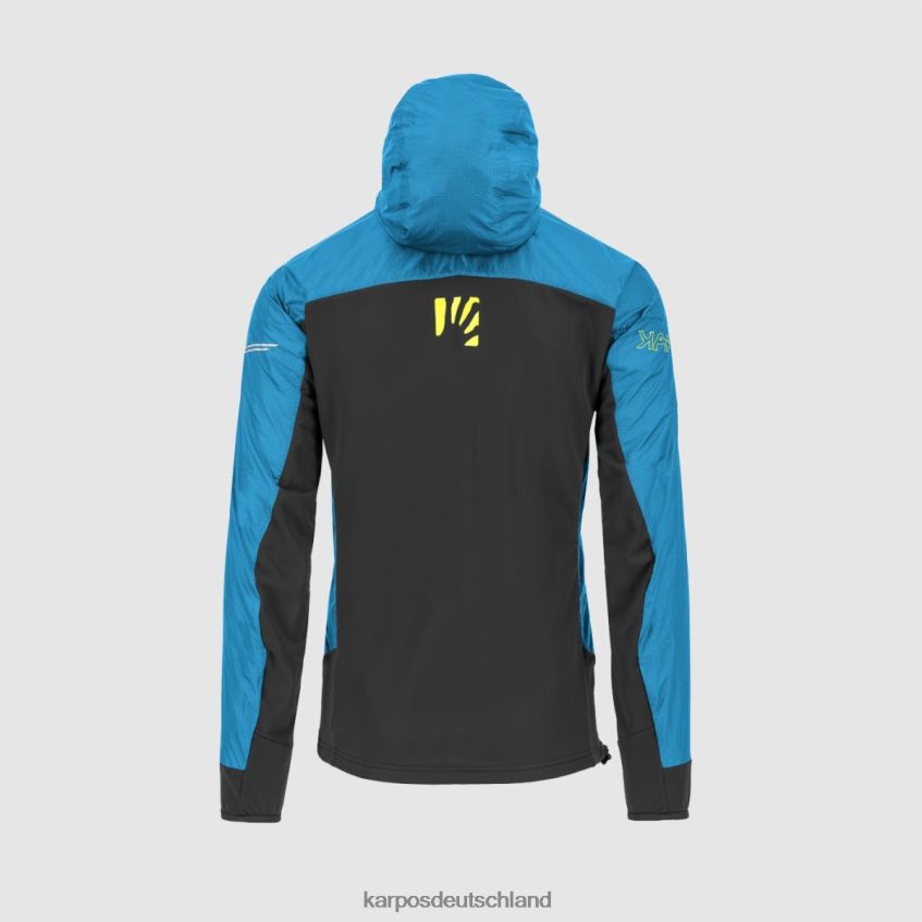 Jacke| de Karpos Männer Federa-Jacke blaues Juwel/Schwarz ZV820Z79