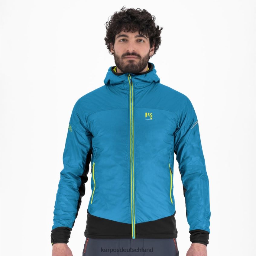 Jacke| de Karpos Männer Federa-Jacke blaues Juwel/Schwarz ZV820Z79