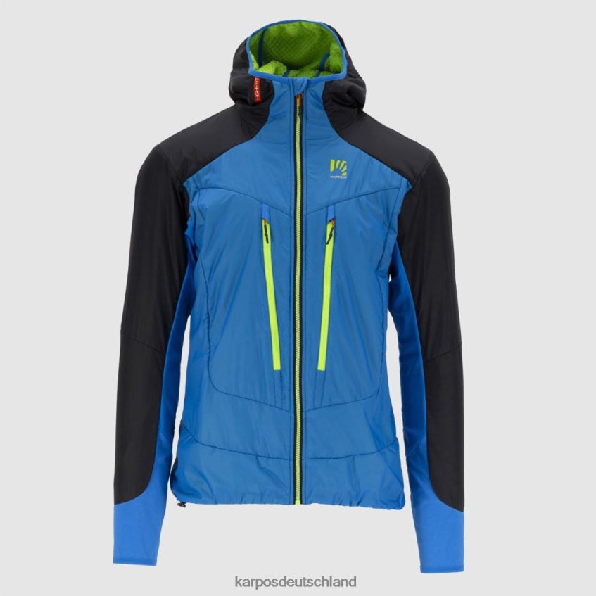 Jacke| de Karpos Männer K-Performance-Hybridjacke indigo b./schwarz ZV820Z63