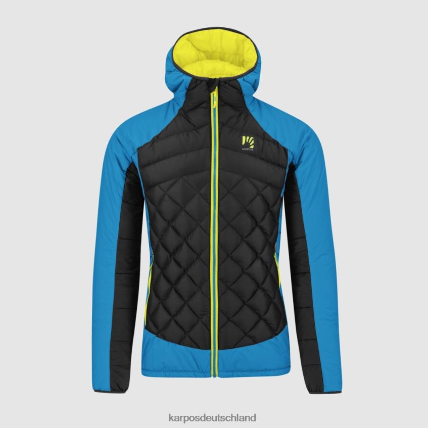 Jacke| de Karpos Männer Lastei Active Plus Jacke schwarz/blaues Juwel ZV820Z71