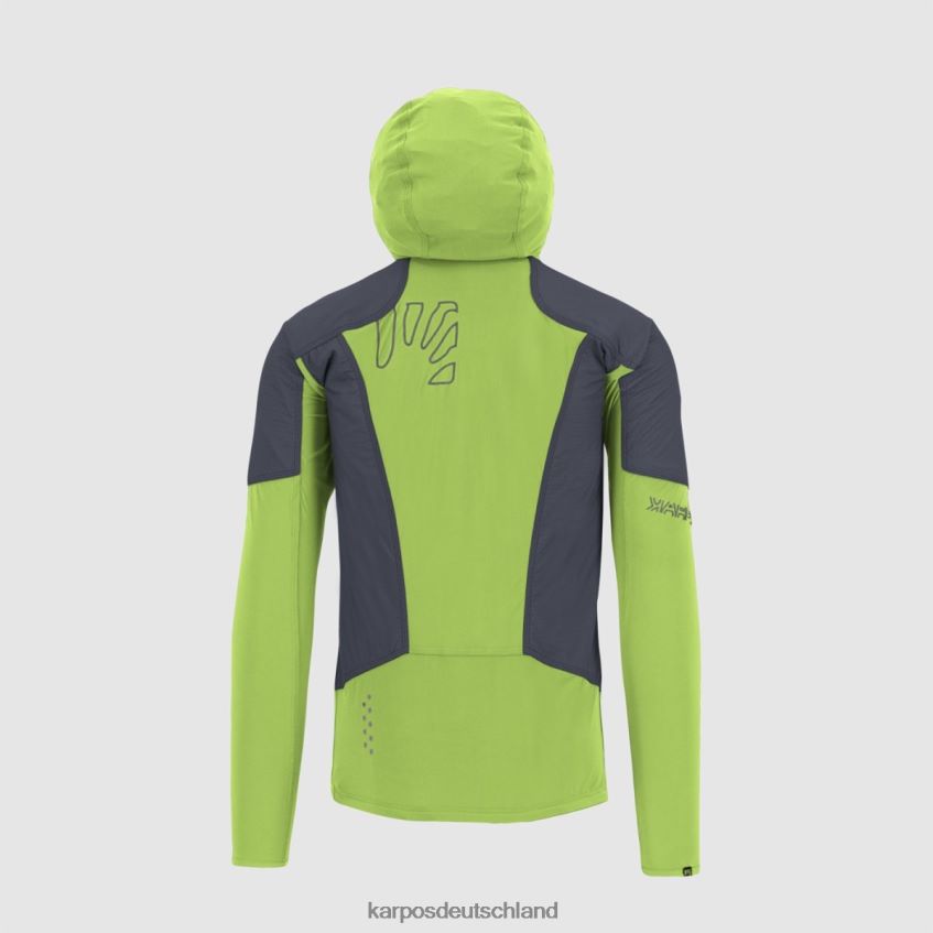 Jacke| de Karpos Männer Lavaredo-Jacke Jasmingrün/Ombreblau ZV820Z105