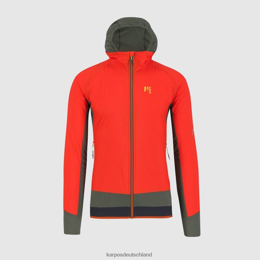 Jacke| de Karpos Männer Lavaredo-Winterjacke würzige Orange/Thymian ZV820Z146
