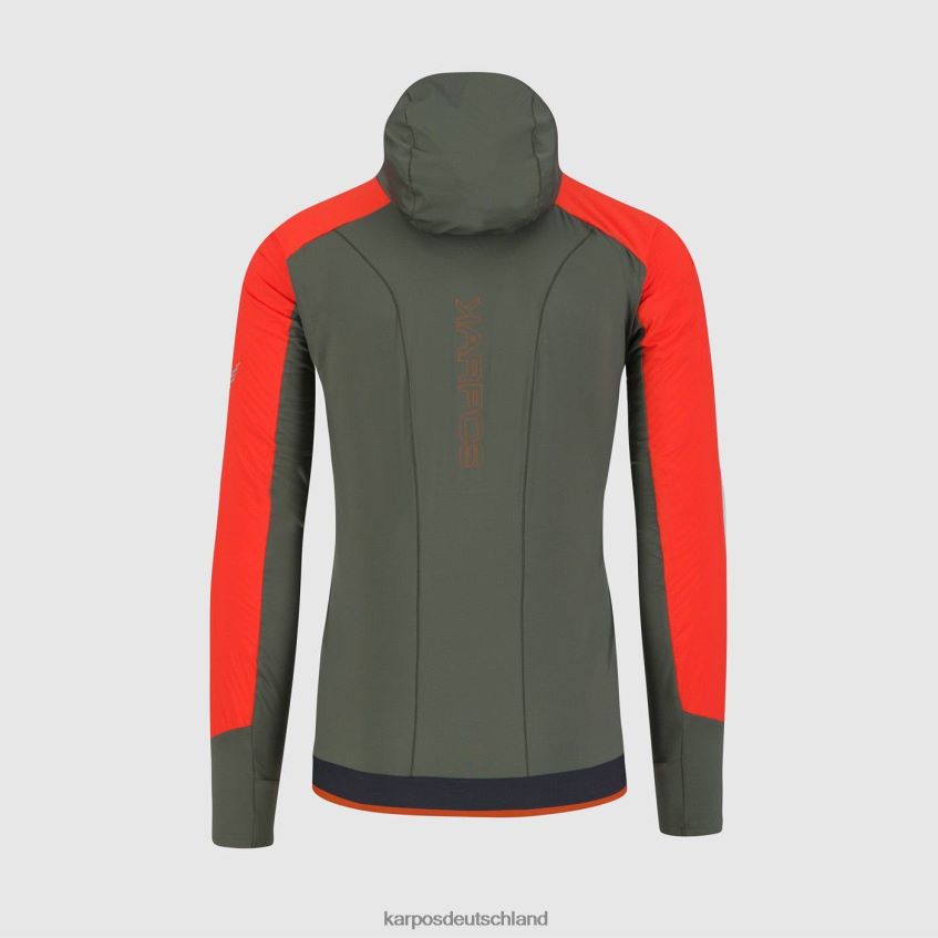 Jacke| de Karpos Männer Lavaredo-Winterjacke würzige Orange/Thymian ZV820Z146