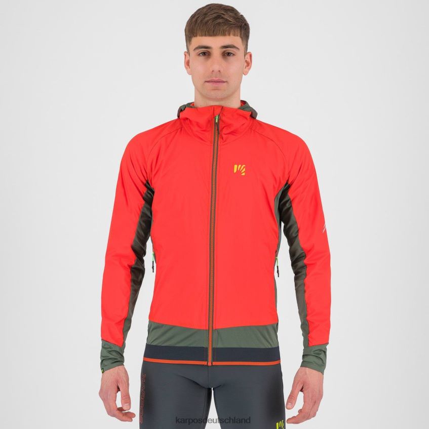 Jacke| de Karpos Männer Lavaredo-Winterjacke würzige Orange/Thymian ZV820Z146