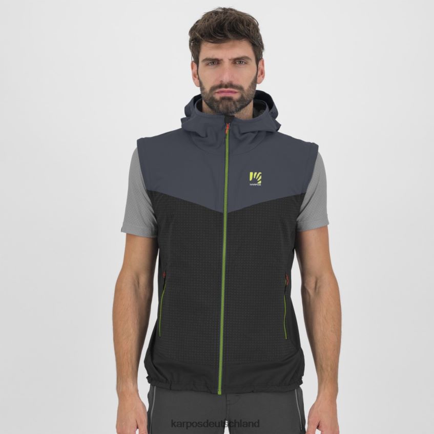 Jacke| de Karpos Männer Lede Cabrio-Jacke Schwarz/Ombreblau ZV820Z93