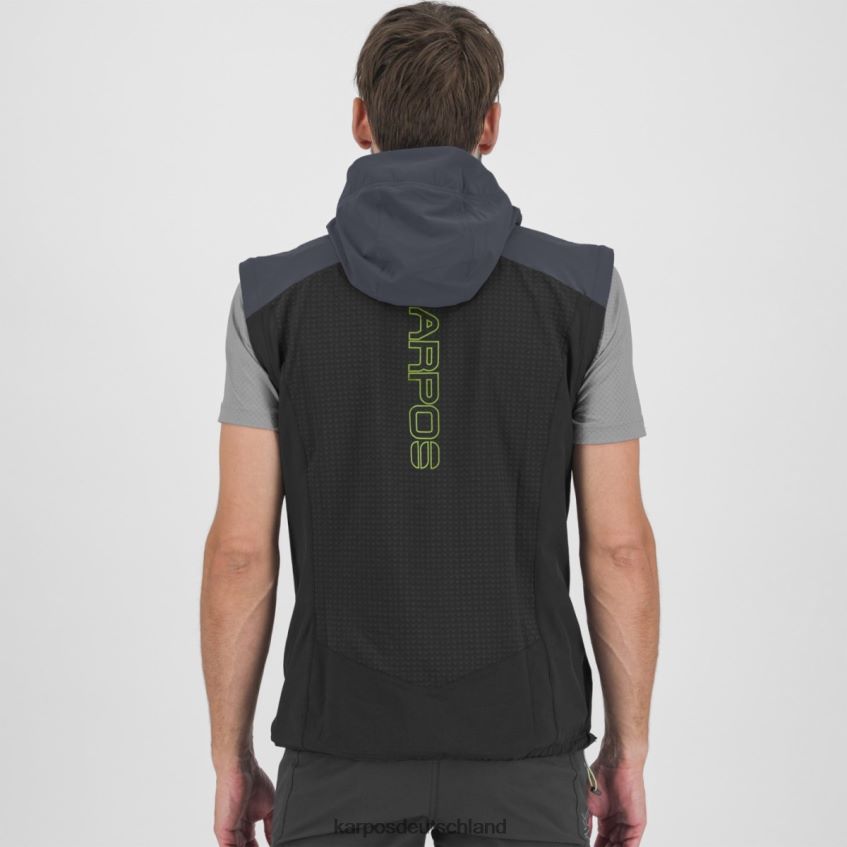 Jacke| de Karpos Männer Lede Cabrio-Jacke Schwarz/Ombreblau ZV820Z93