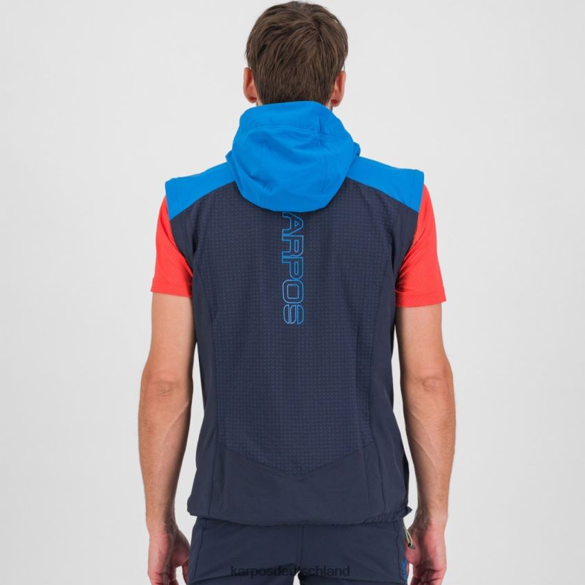 Jacke| de Karpos Männer Lede Cabrio-Jacke Weltraum/Indigo b./Mandarine ZV820Z94