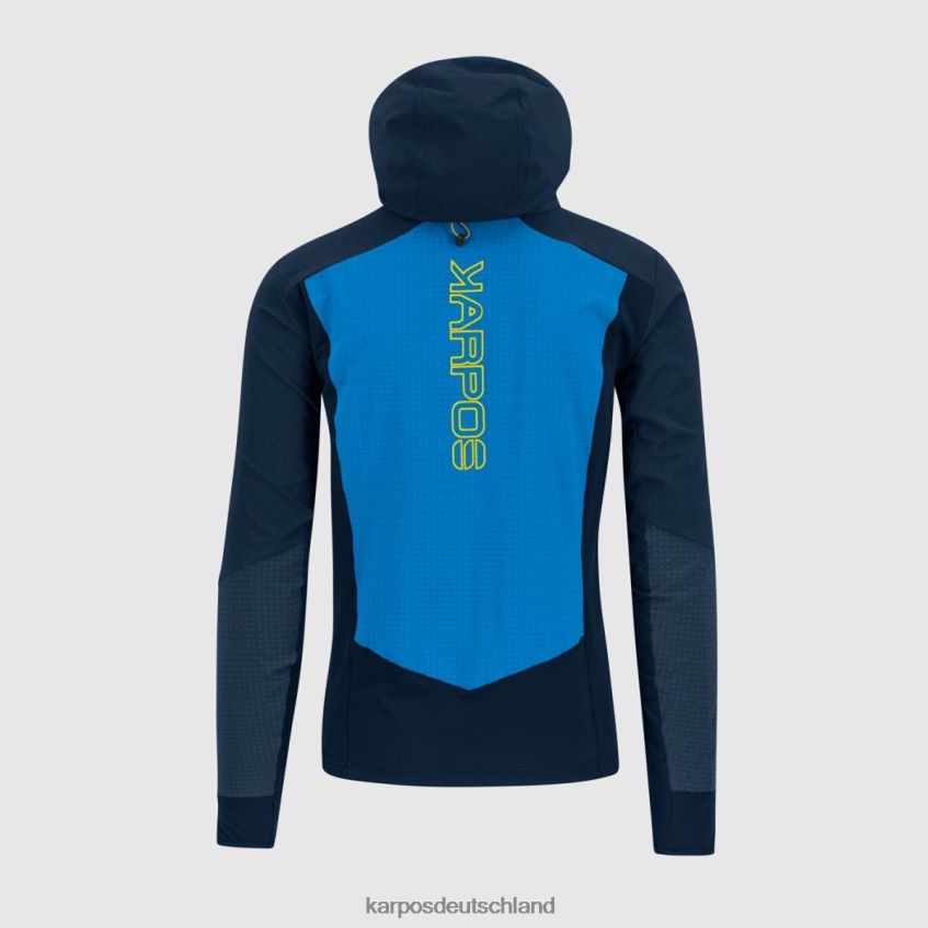 Jacke| de Karpos Männer Lede-Jacke Indigo-Buntung/Weltraum ZV820Z111