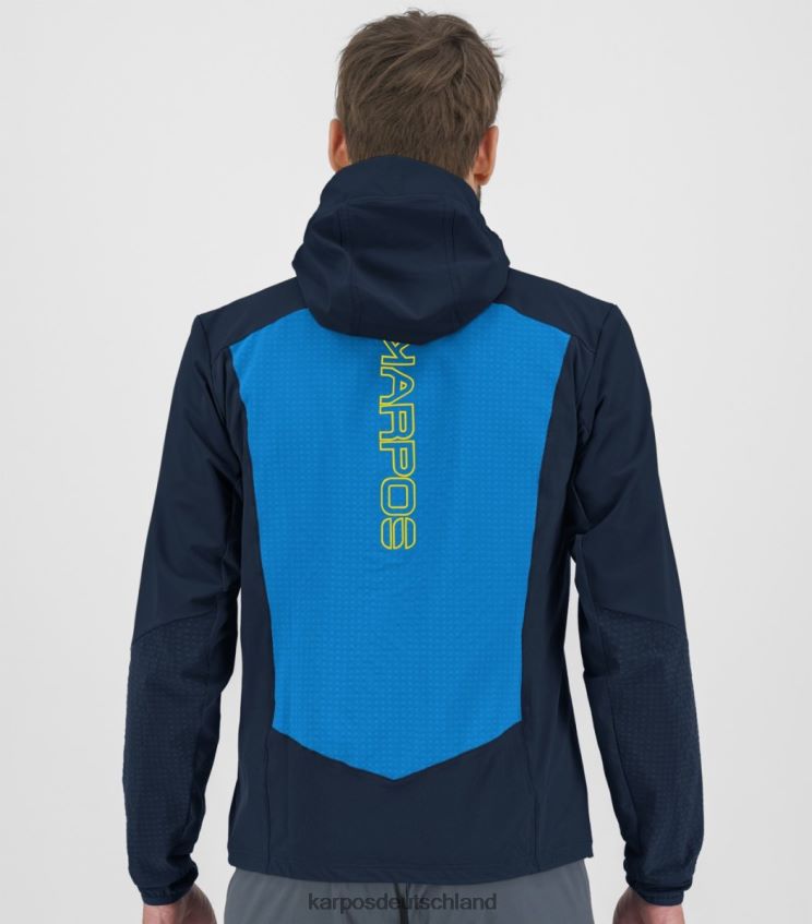 Jacke| de Karpos Männer Lede-Jacke Indigo-Buntung/Weltraum ZV820Z111