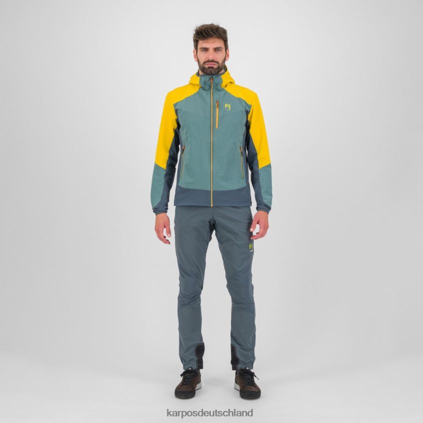 Jacke| de Karpos Männer Lede-Jacke Nordatlantik/Zitronencurry/dar ZV820Z113
