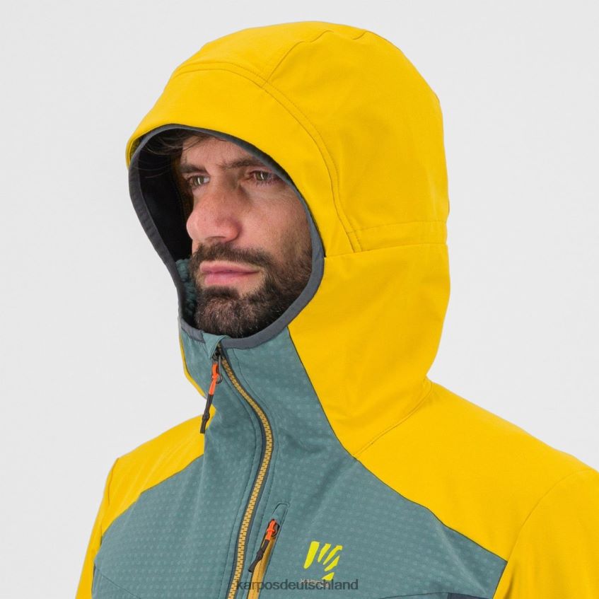 Jacke| de Karpos Männer Lede-Jacke Nordatlantik/Zitronencurry/dar ZV820Z113