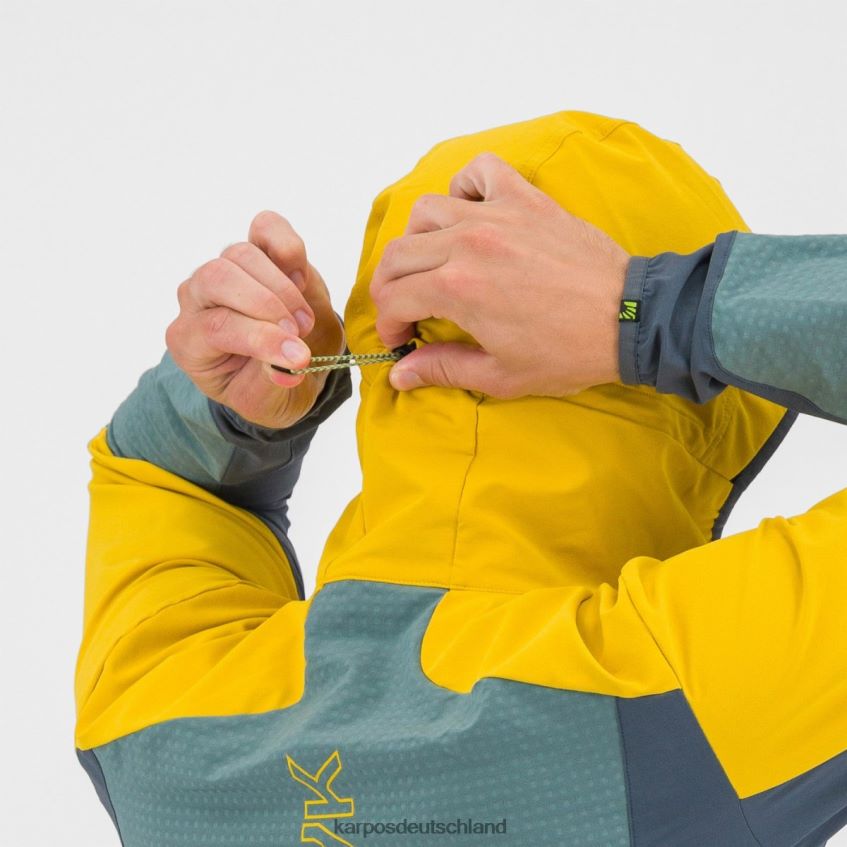 Jacke| de Karpos Männer Lede-Jacke Nordatlantik/Zitronencurry/dar ZV820Z113