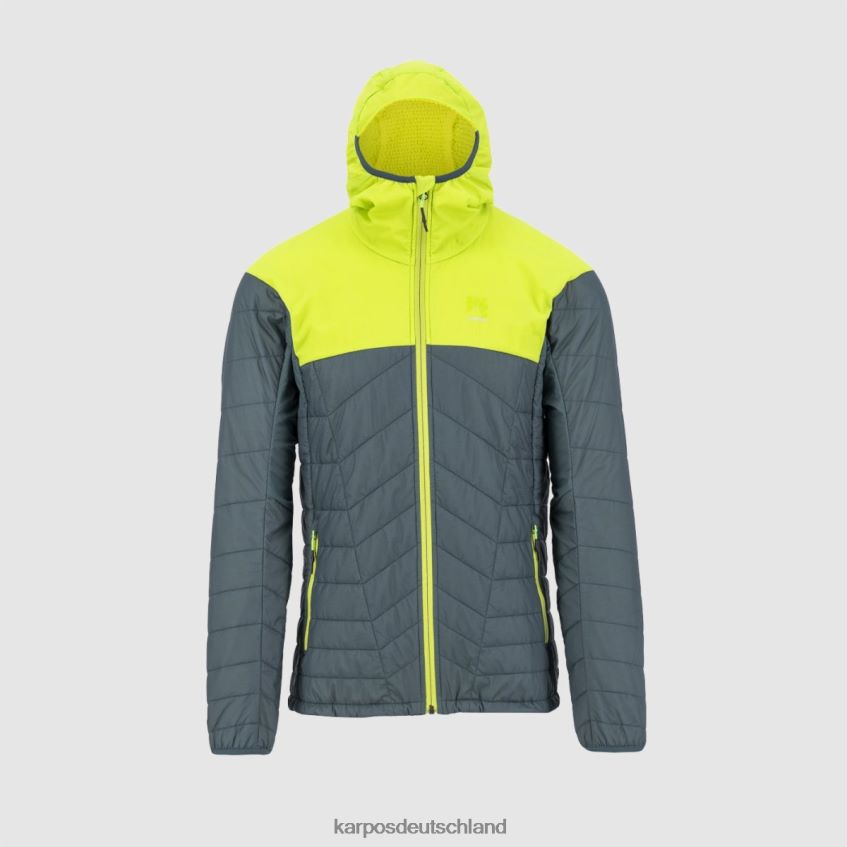 Jacke| de Karpos Männer Lyskamm Evo Jacke dunkler Schiefer/Limettengrün ZV820Z33