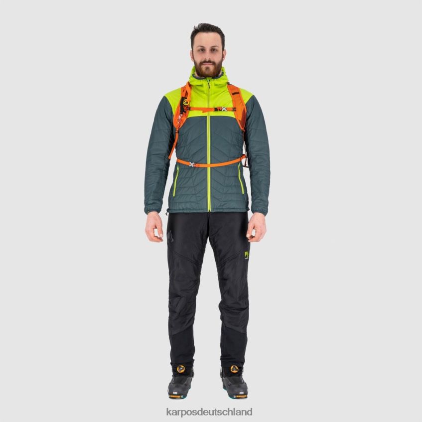 Jacke| de Karpos Männer Lyskamm Evo Jacke dunkler Schiefer/Limettengrün ZV820Z33