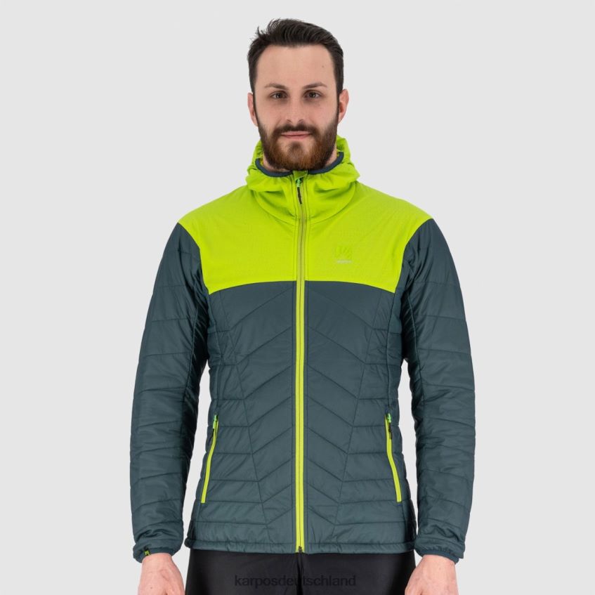 Jacke| de Karpos Männer Lyskamm Evo Jacke dunkler Schiefer/Limettengrün ZV820Z33