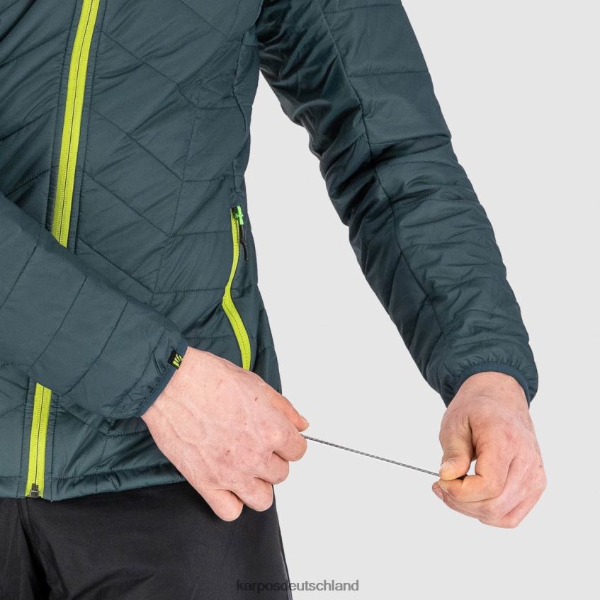 Jacke| de Karpos Männer Lyskamm Evo Jacke dunkler Schiefer/Limettengrün ZV820Z33