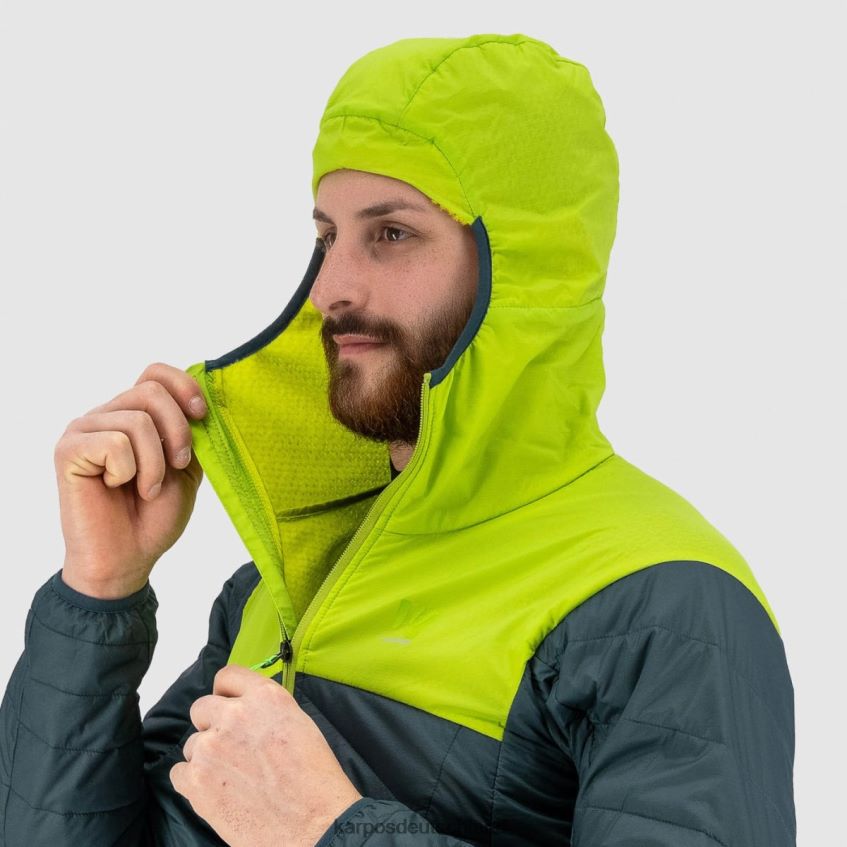 Jacke| de Karpos Männer Lyskamm Evo Jacke dunkler Schiefer/Limettengrün ZV820Z33