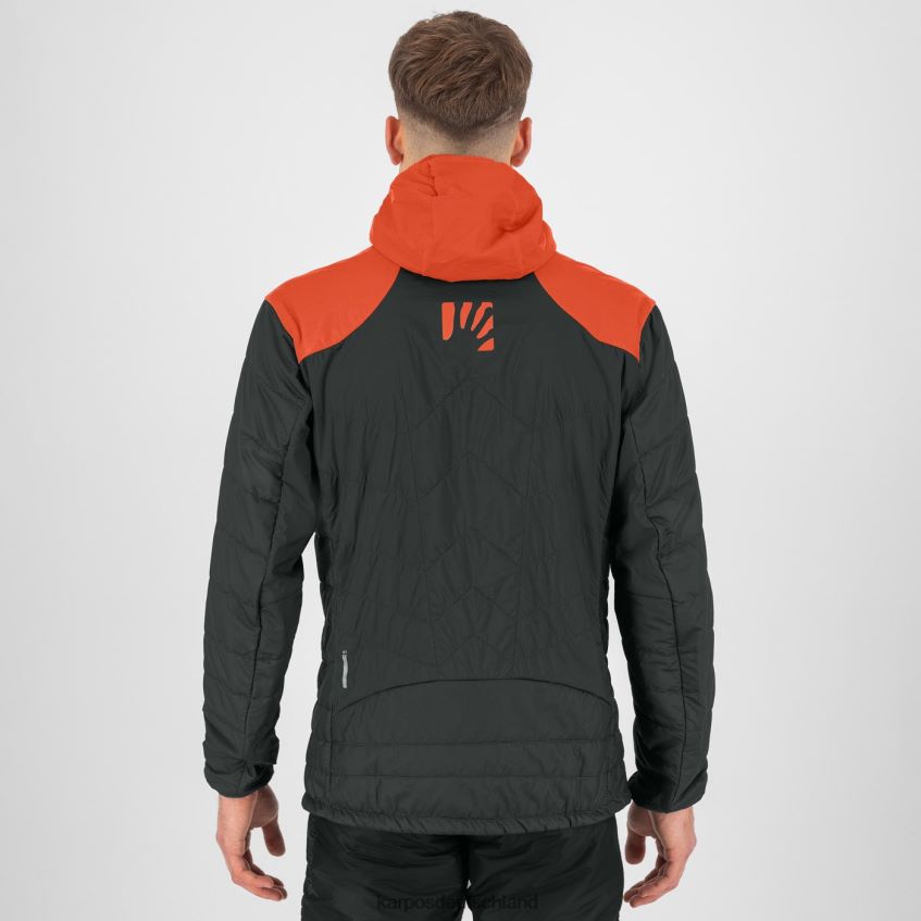 Jacke| de Karpos Männer Lyskamm Evo Jacke schwarzer Sand/würziges Orange ZV820Z32