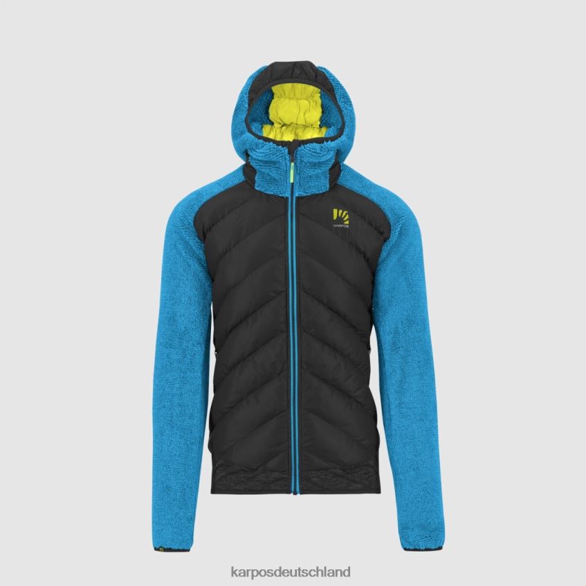 Jacke| de Karpos Männer Marmarole-Jacke schwarz/blaues Juwel ZV820Z116