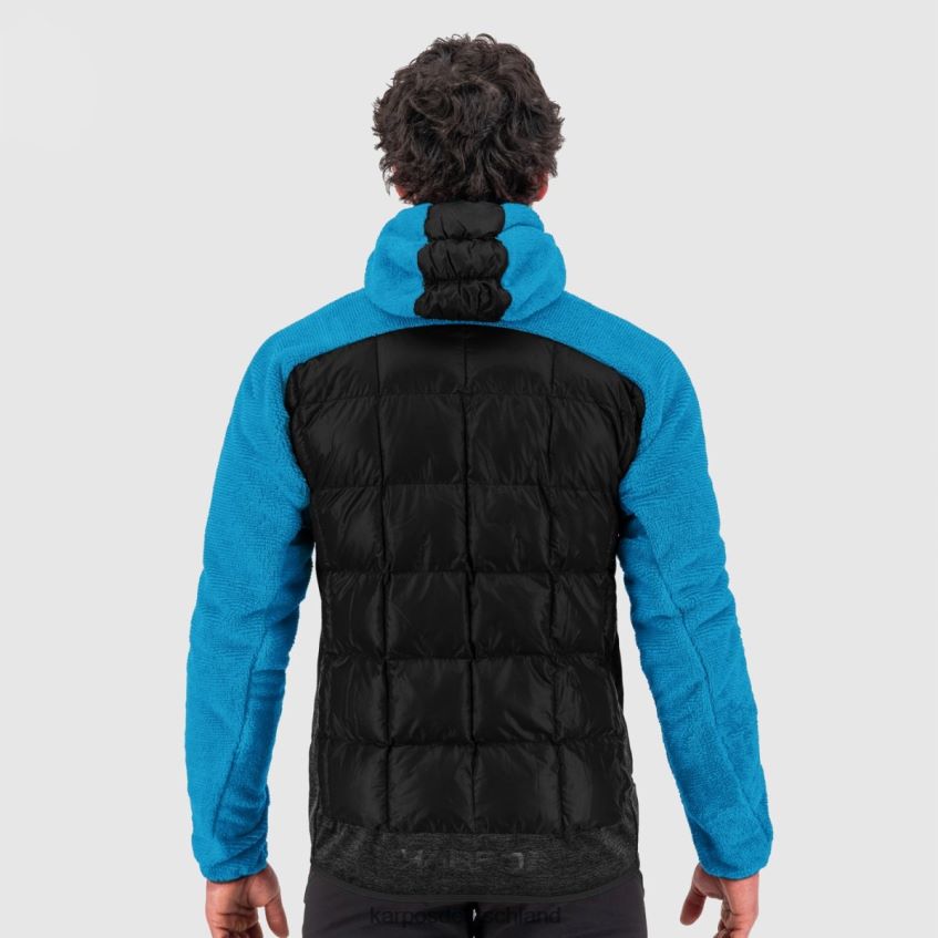 Jacke| de Karpos Männer Marmarole-Jacke schwarz/blaues Juwel ZV820Z116