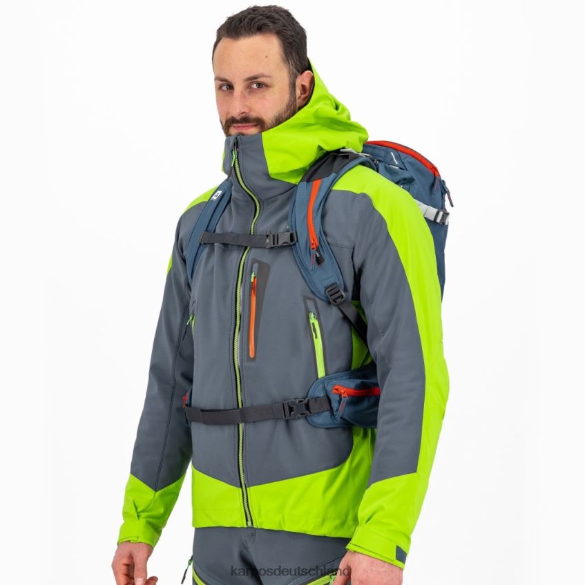 Jacke| de Karpos Männer Marmolada-Jacke dunkler Schiefer/Limettengrün ZV820Z44