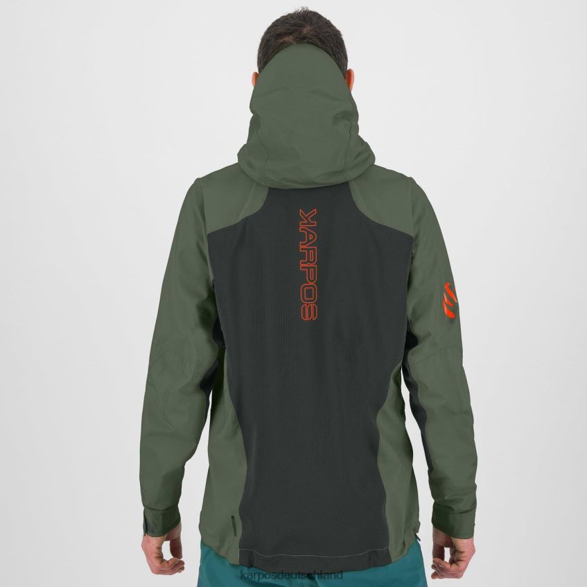 Jacke| de Karpos Männer Marmolada-Jacke schwarzer Sand/Thymian ZV820Z46