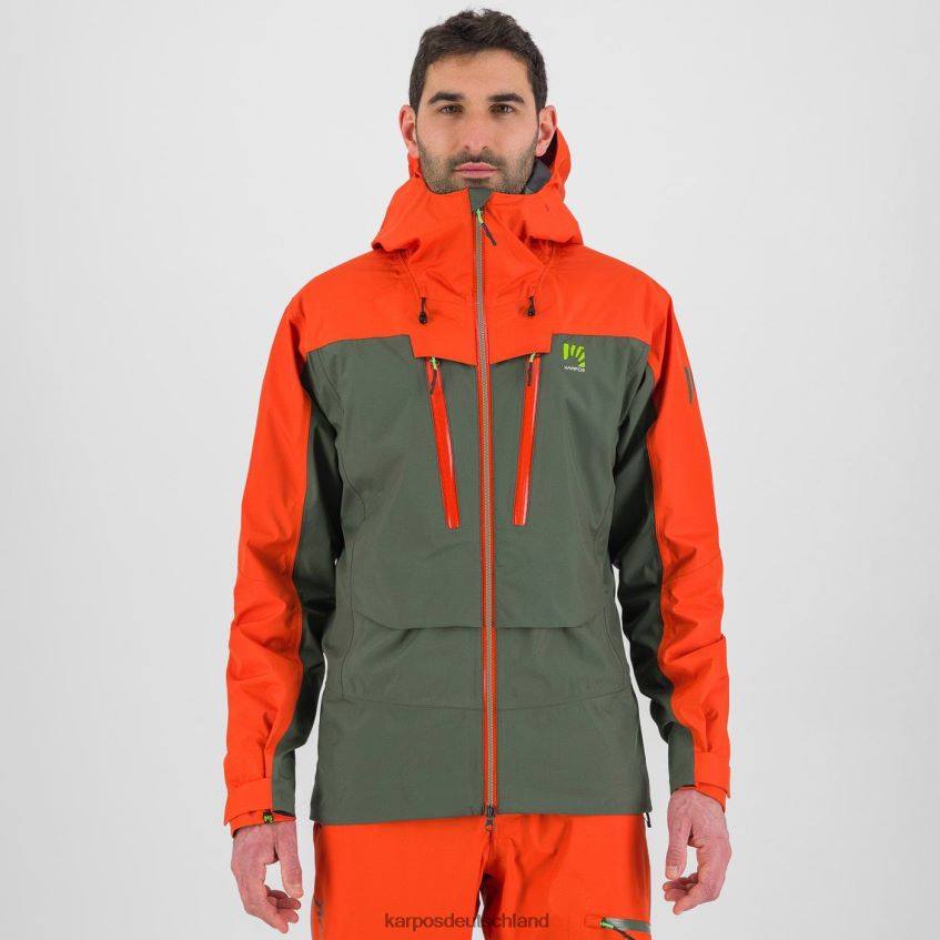 Jacke| de Karpos Männer Midi-Shelljacke Thymian/würzige Orange ZV820Z6