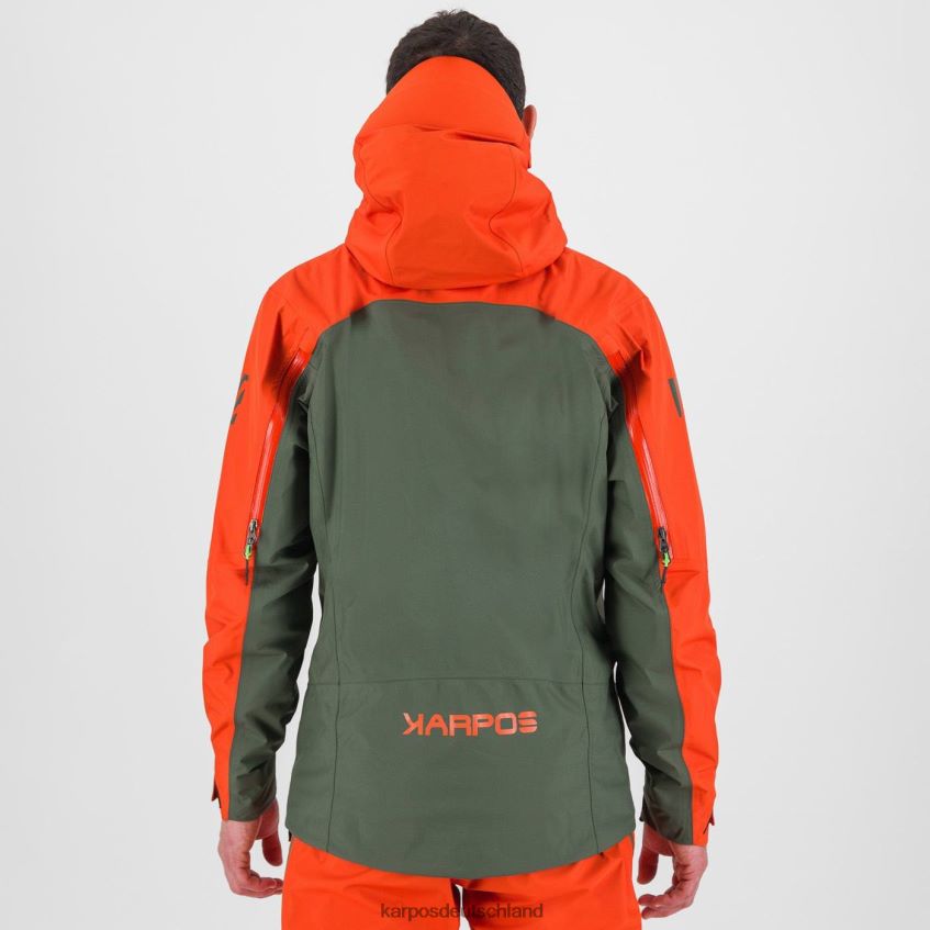 Jacke| de Karpos Männer Midi-Shelljacke Thymian/würzige Orange ZV820Z6