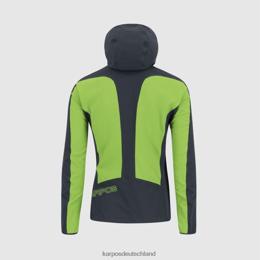 Jacke| de Karpos Männer Parete-Jacke Jasmingrün/Ombreblau ZV820Z154