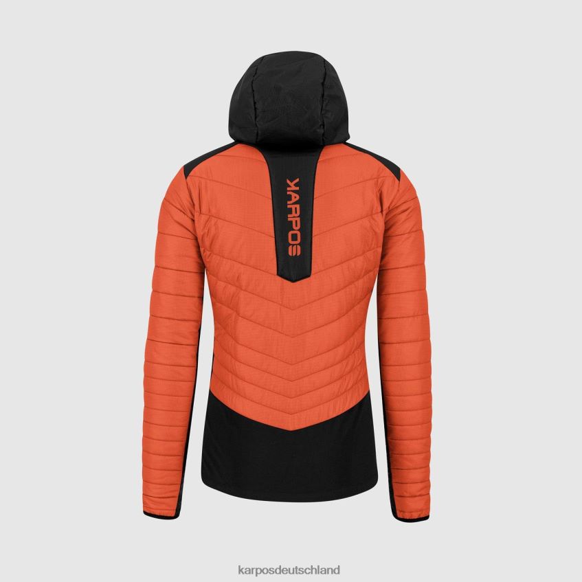 Jacke| de Karpos Männer Pian Longhi Jacke würziges Orange/Schwarz ZV820Z59
