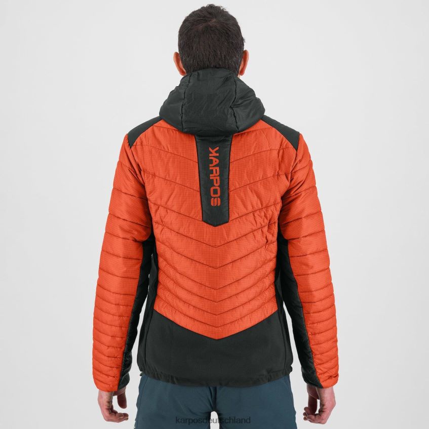Jacke| de Karpos Männer Pian Longhi Jacke würziges Orange/Schwarz ZV820Z59