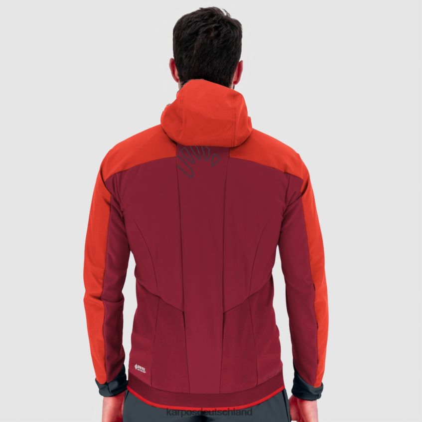 Jacke| de Karpos Männer Piz Palu\' Evo Jacke Fahrradrot/Grenadine ZV820Z49