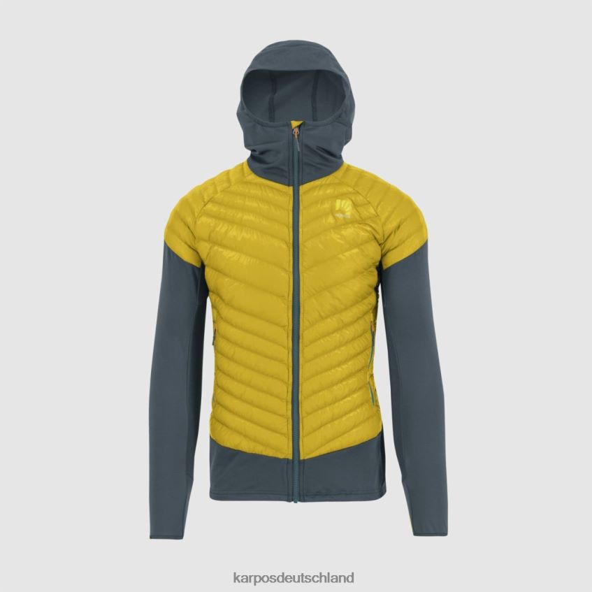 Jacke| de Karpos Männer Sass de Mura-Jacke Zitronencurry/dunkler Schiefer ZV820Z107