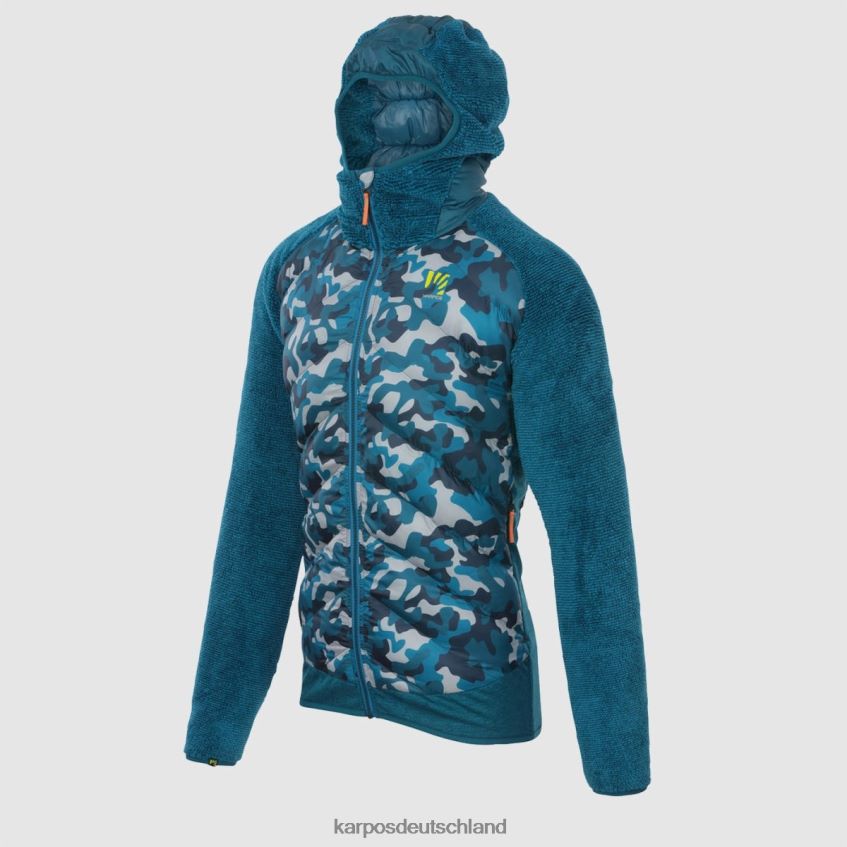 Jacke| de Karpos Männer Schicke Marmarole-Jacke Camo marokkanisches Blau ZV820Z102
