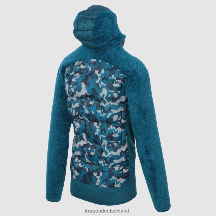 Jacke| de Karpos Männer Schicke Marmarole-Jacke Camo marokkanisches Blau ZV820Z102