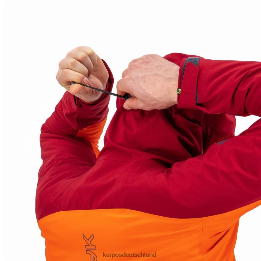 Jacke| de Karpos Männer Storm Evo Jacke Grenadine/Bike-Rot ZV820Z24