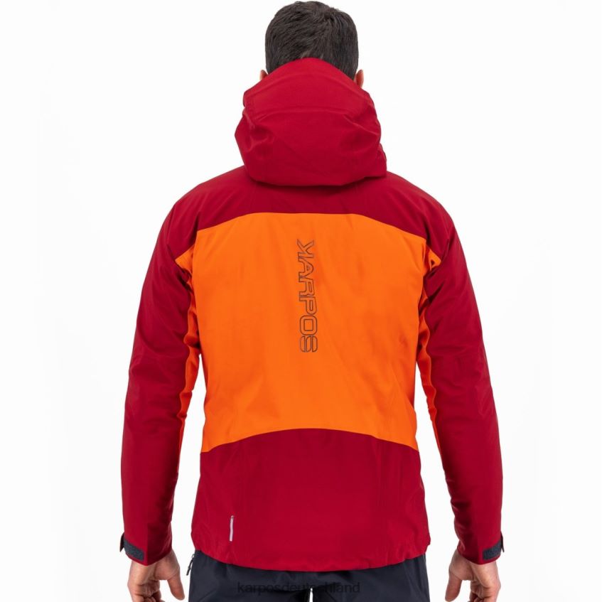 Jacke| de Karpos Männer Storm Evo Jacke Grenadine/Bike-Rot ZV820Z24