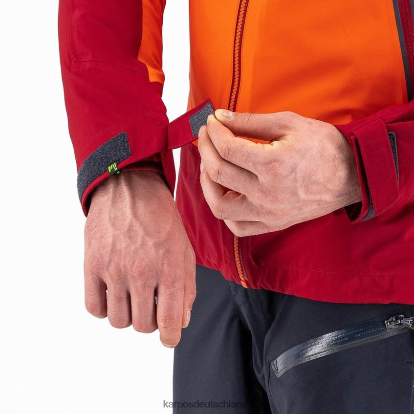 Jacke| de Karpos Männer Storm Evo Jacke Grenadine/Bike-Rot ZV820Z24
