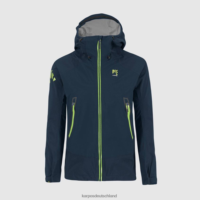 Jacke| de Karpos Männer Storm Evo Jacke Mitternacht/grüner Blitz ZV820Z29