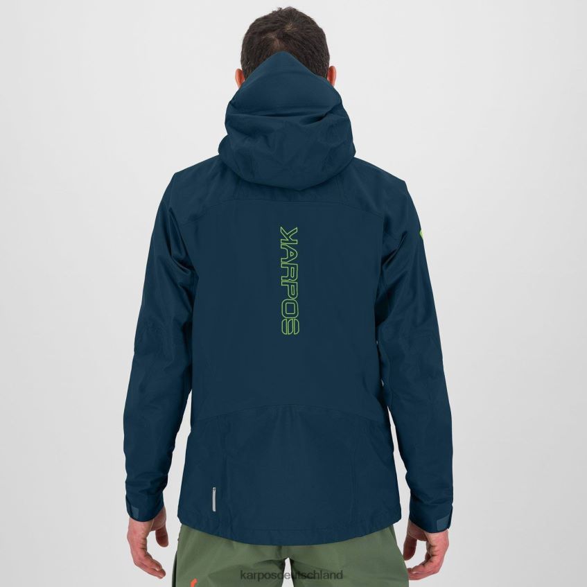 Jacke| de Karpos Männer Storm Evo Jacke Mitternacht/grüner Blitz ZV820Z29