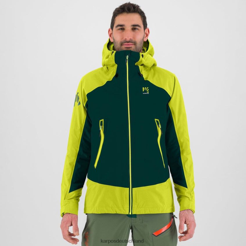 Jacke| de Karpos Männer Storm Evo Jacke Wald/Kiwi-Colada ZV820Z23