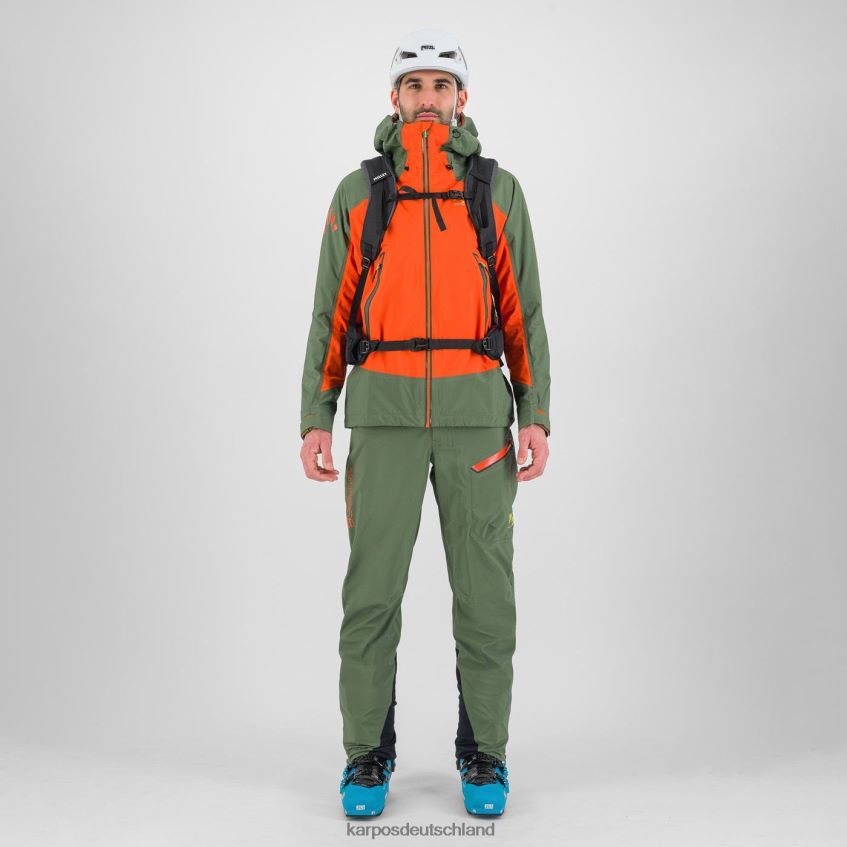 Jacke| de Karpos Männer Storm Evo Jacke würzige Orange/Thymian ZV820Z28