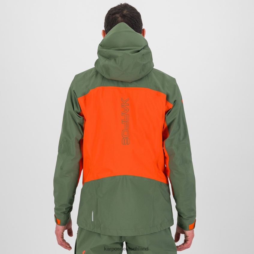 Jacke| de Karpos Männer Storm Evo Jacke würzige Orange/Thymian ZV820Z28